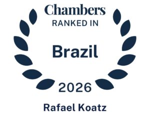 Selo Chambers Ranked in Brazil 2026 - Rafael Koatz